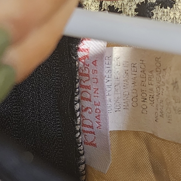 Little girls black lace overlay sleeveless dress size 7/8 - Picture 6 of 11